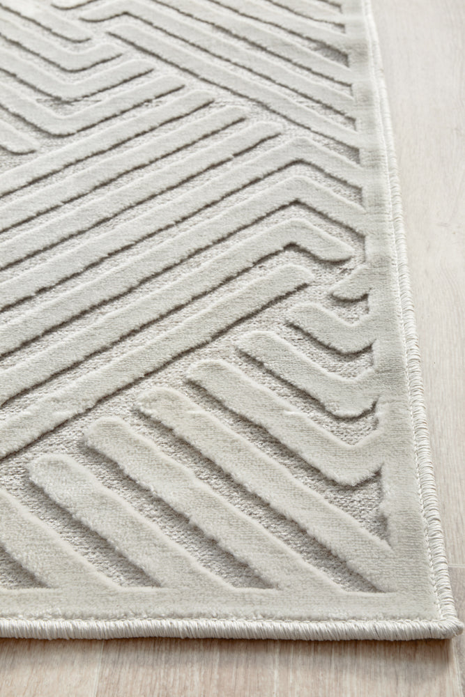 York Cindy Natural White Fixed Runner