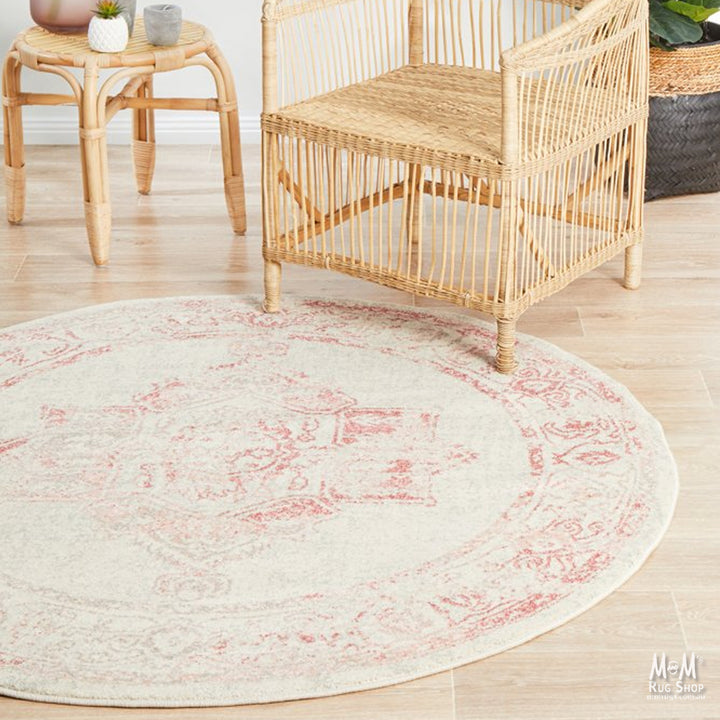 Avenue Transitional Rose Round