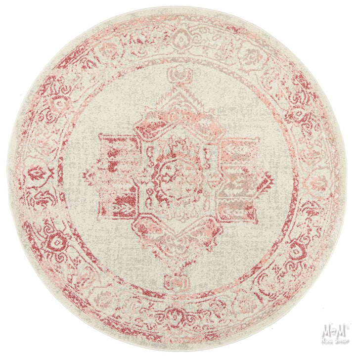 Avenue Transitional Rose Round