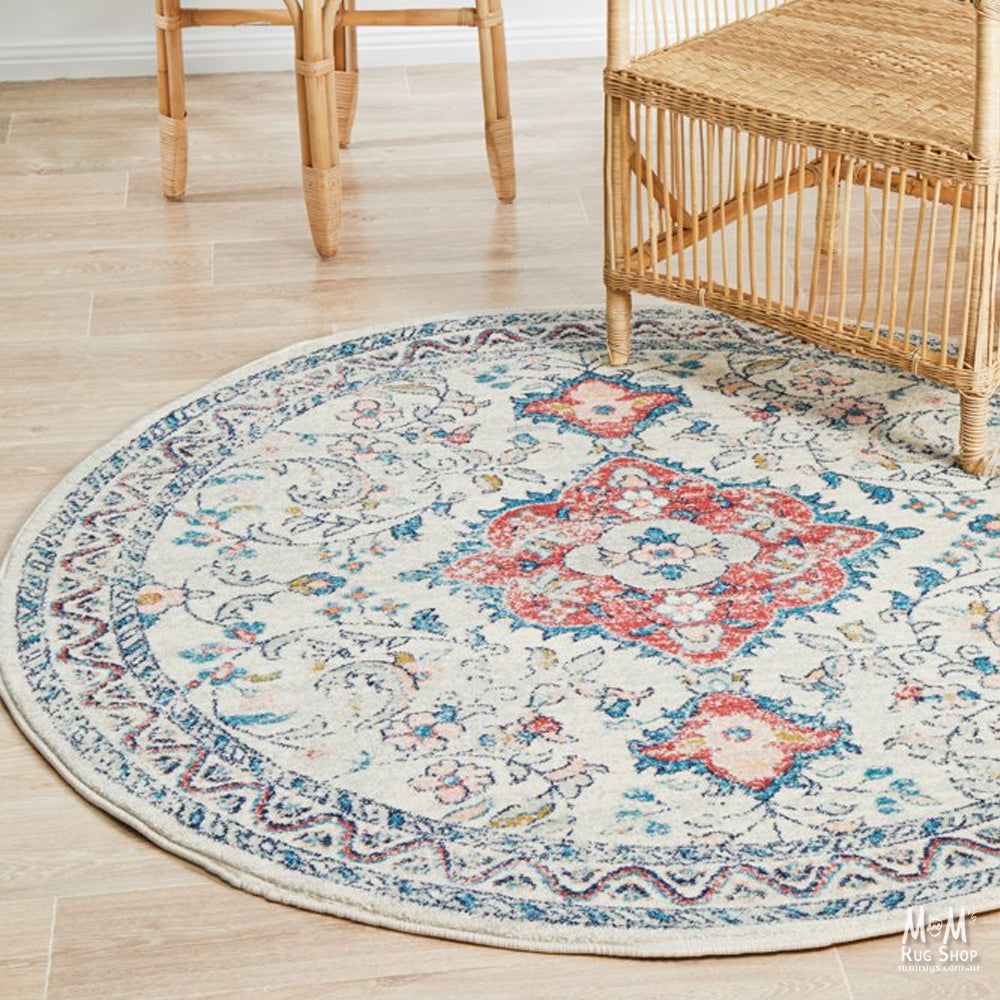 Avenue Transitional Pastel Round