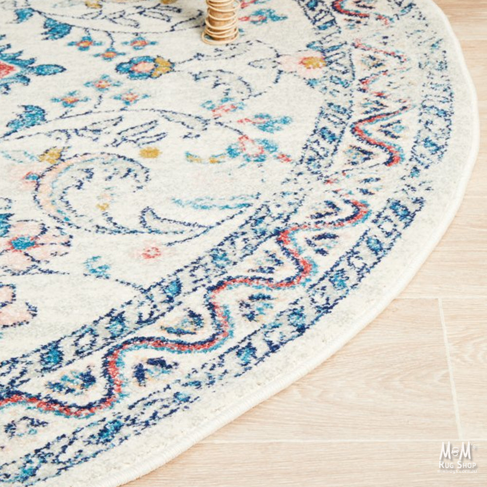 Avenue Transitional Pastel Round-6