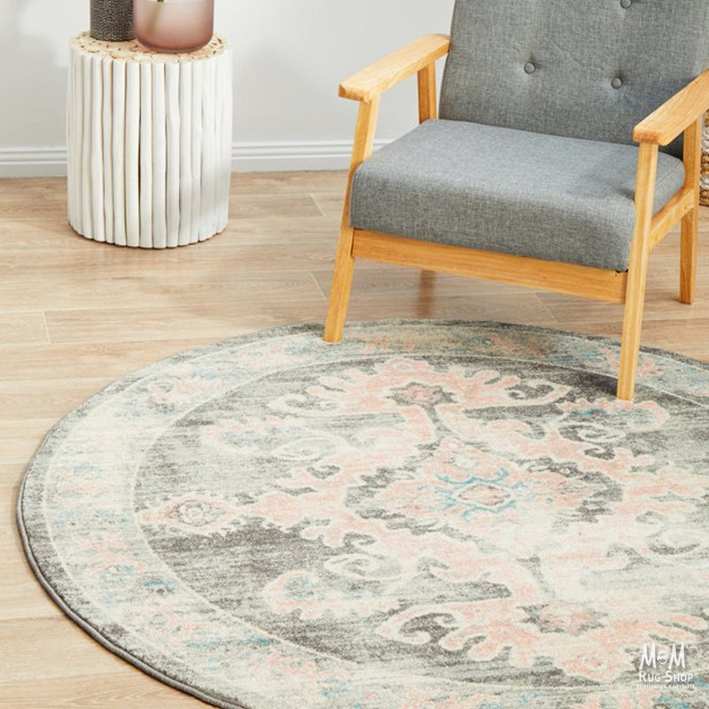 Avenue Tribal Grey Round-zoom-