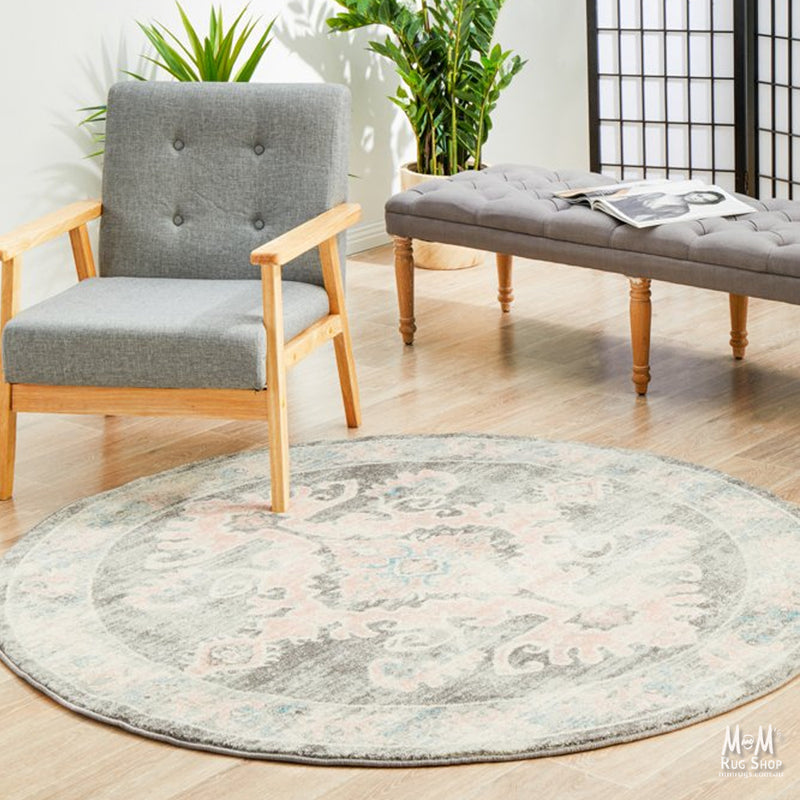 Avenue Tribal Grey Round-zoom-