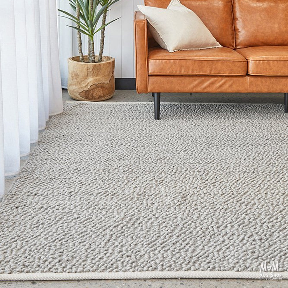 Boucle Uni-Grey | M&M's Rug Shop | Designer Rugs Melbourne