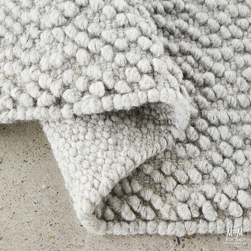 Boucle Uni-Grey-zoom-