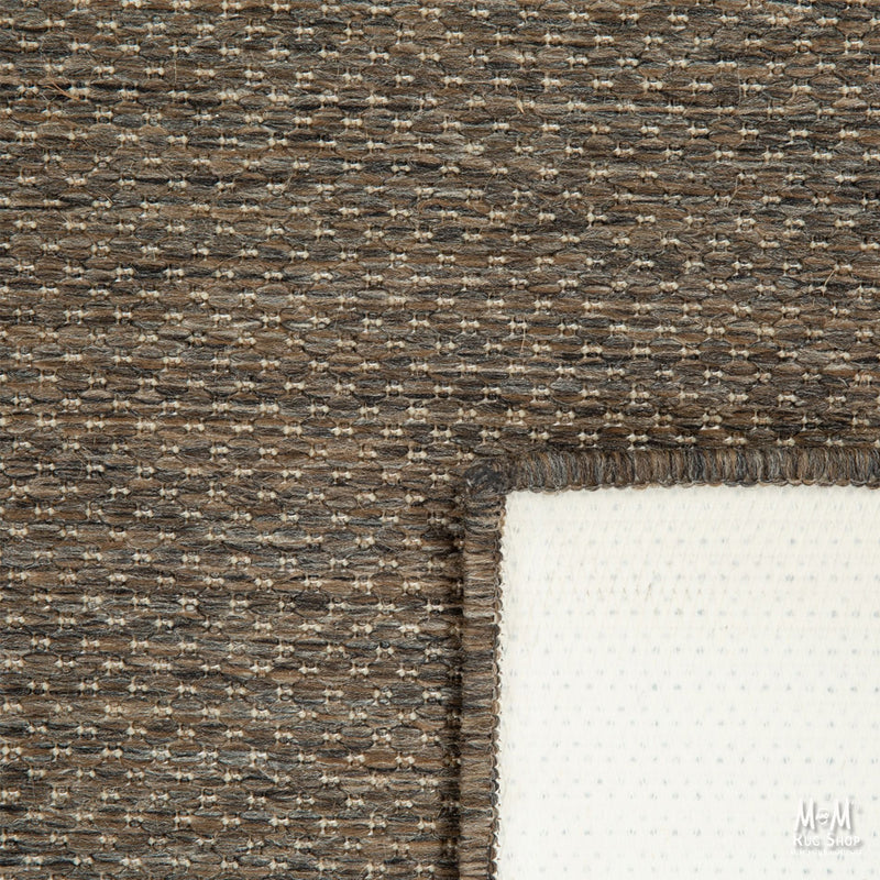 Chino Taupe Linen Rubber Backed-zoom-
