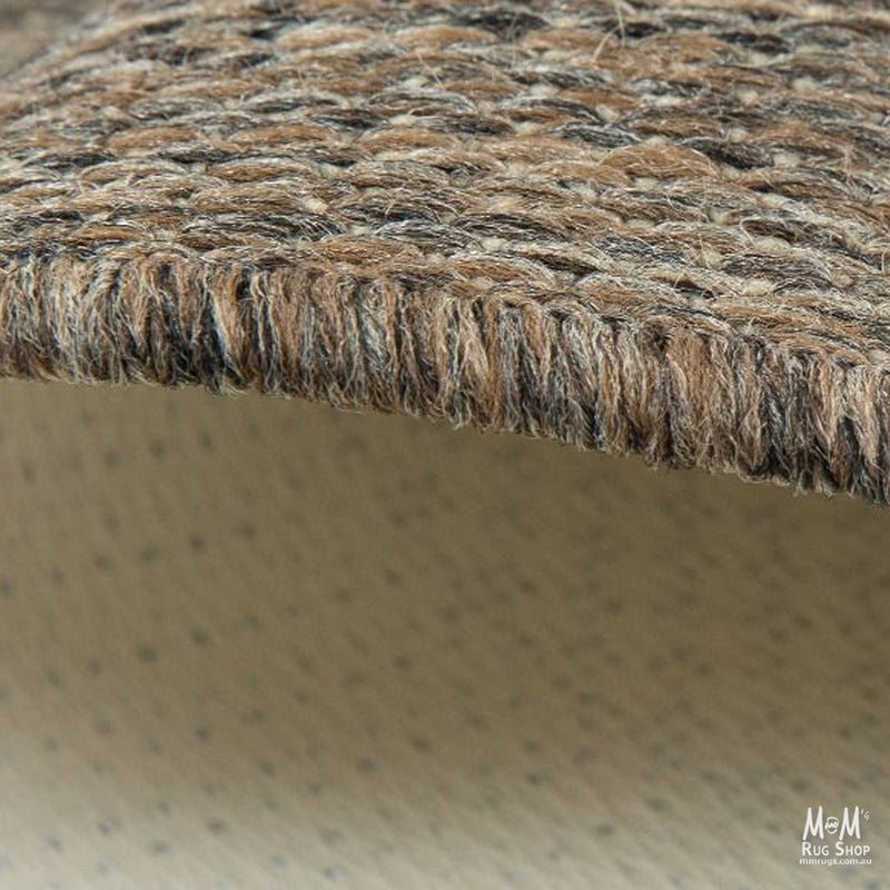 Chino Taupe Linen Rubber Backed-zoom-