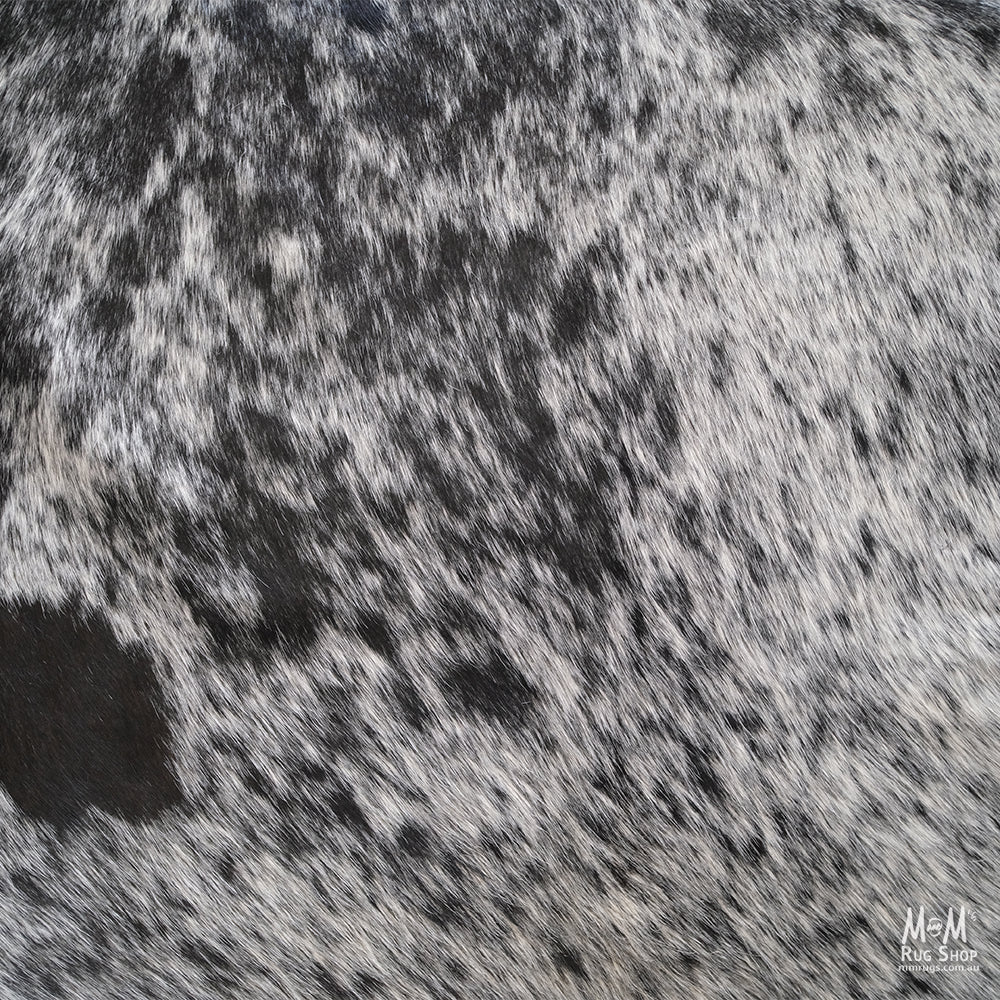 Cow Hide Black White 185 x 225