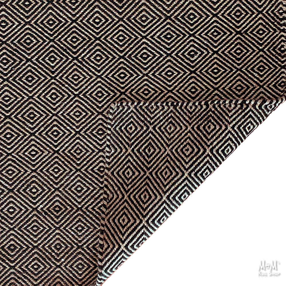 Diamond Black Brown Runner-1