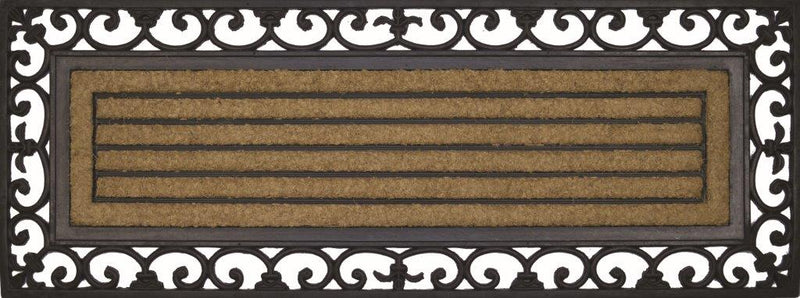 Doormat Rubber & Coir Ribbed-zoom-