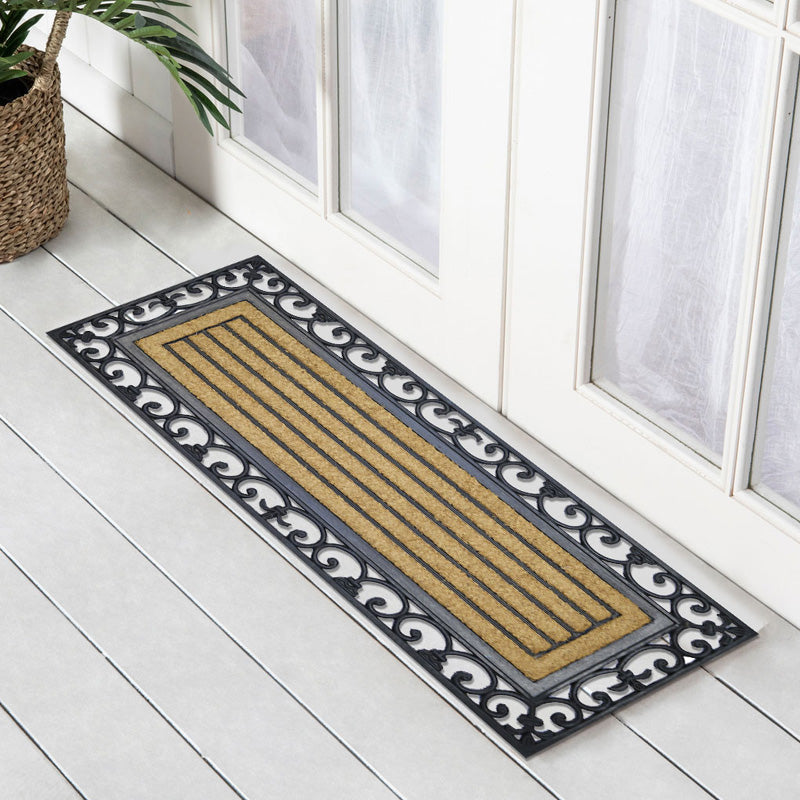 Doormat Rubber & Coir Ribbed-zoom-4