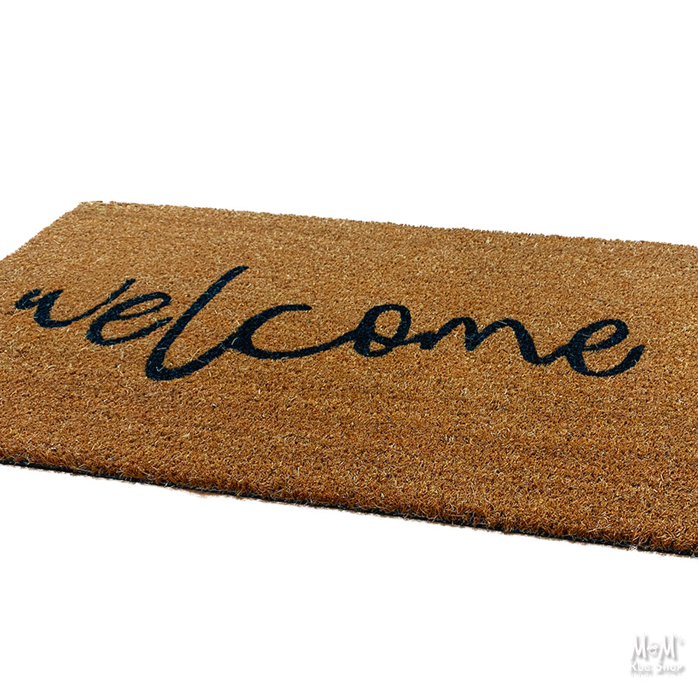 Doormat PVC Coir Welcome Natural-zoom-3