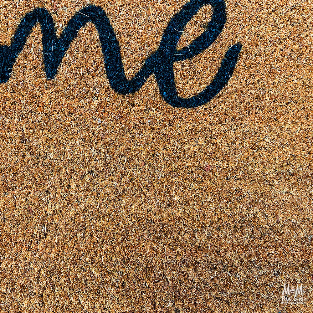 Doormat PVC Coir Welcome Natural