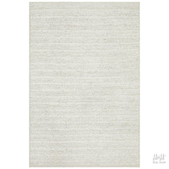 Close-up of Harvest Ivory wool with viscose fabric showing soft, textured fibers in natural ivory color.
