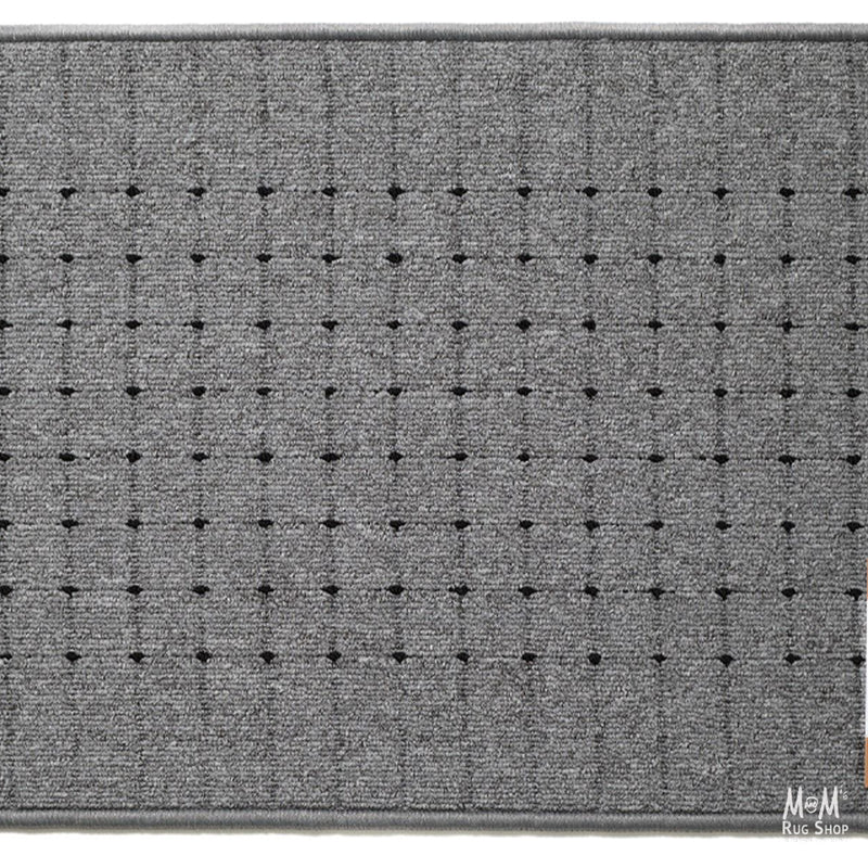 Jazz Grey Black Rubber Backed Mats-zoom-
