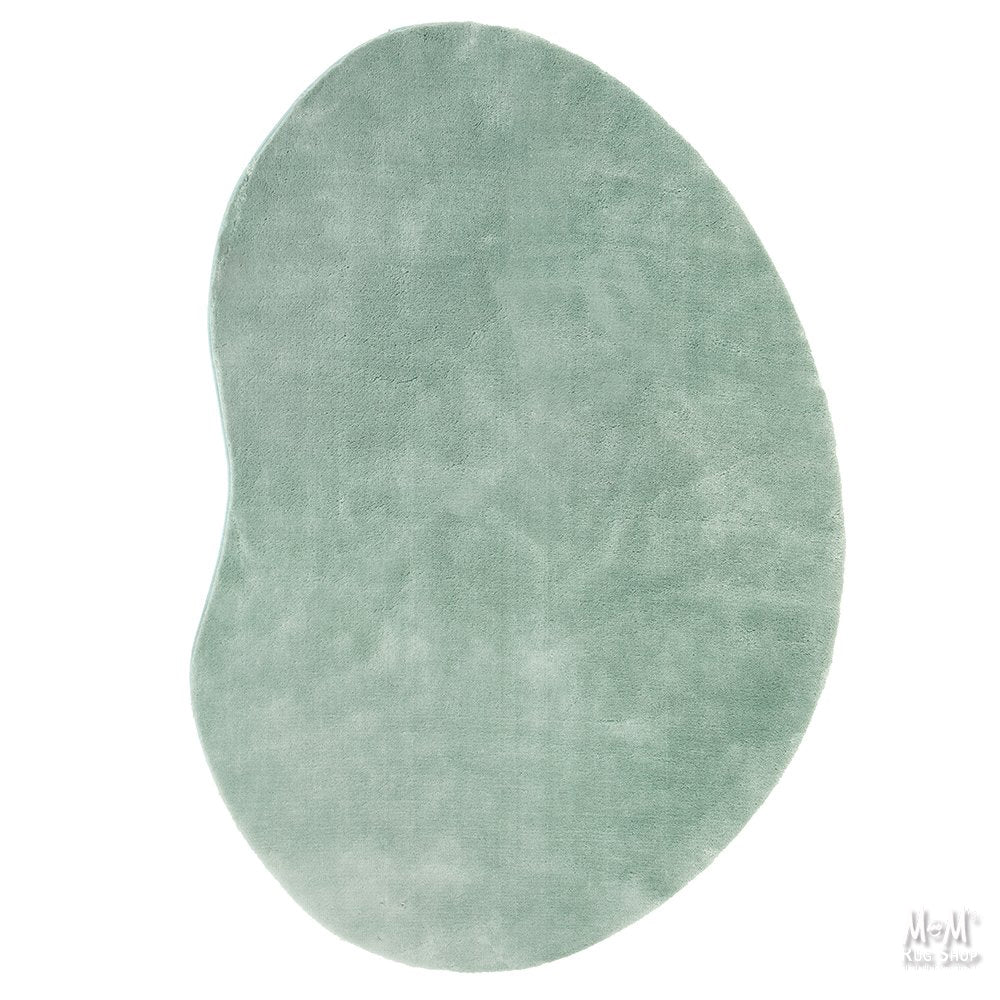 Jelly Bean Mint Green Shaped Rug-2