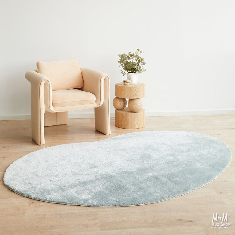 Jelly Bean Powder Blue Shaped Rug-zoom-1