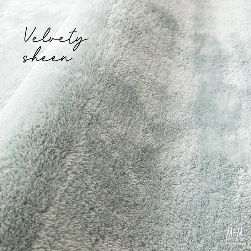 Jelly Bean Powder Blue Shaped Rug-zoom-