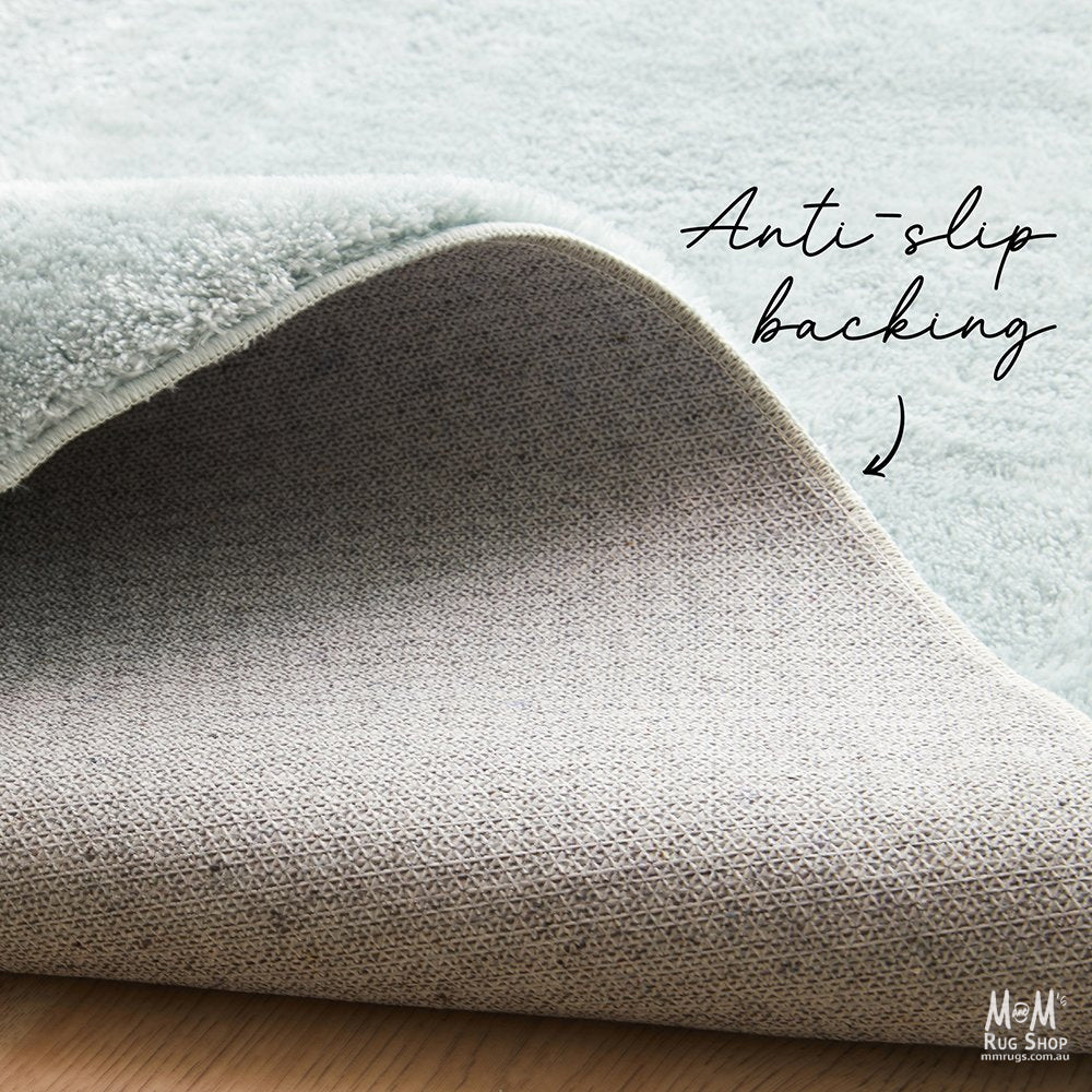 Jelly Bean Powder Blue Shaped Rug-3