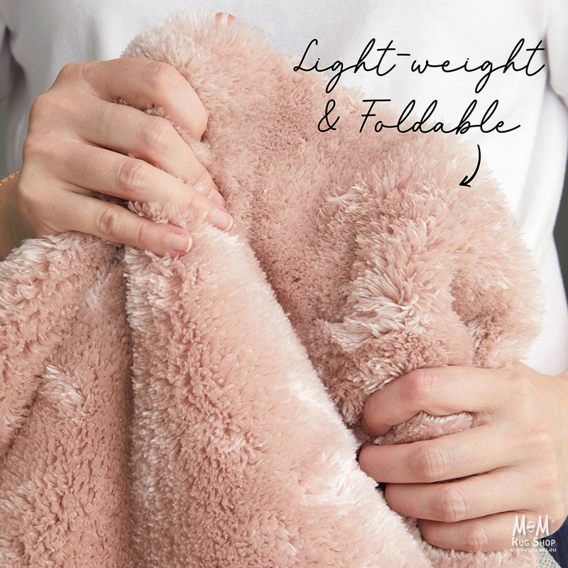 Jelly Bean Rose Shaped Rug-zoom-