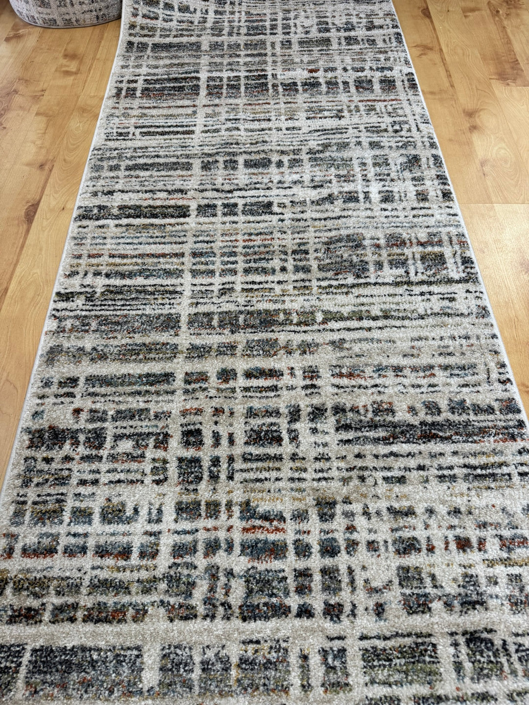 Lusaka Cream Blue Runner 80 cm wide | $75 per metre