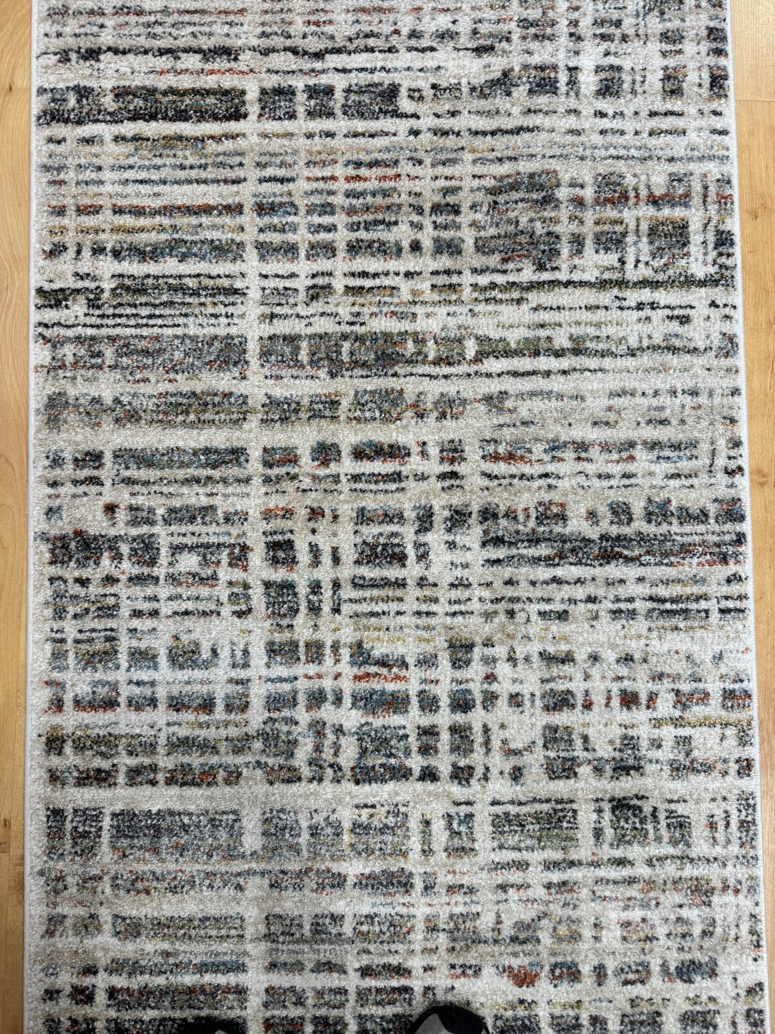 Lusaka Cream Blue Runner 80 cm wide | $75 per metre-zoom-4