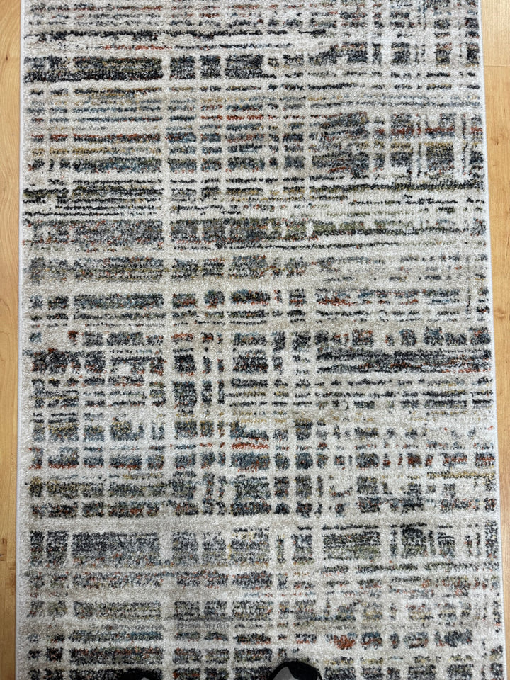 Lusaka Cream Blue Runner 80 cm wide | $75 per metre