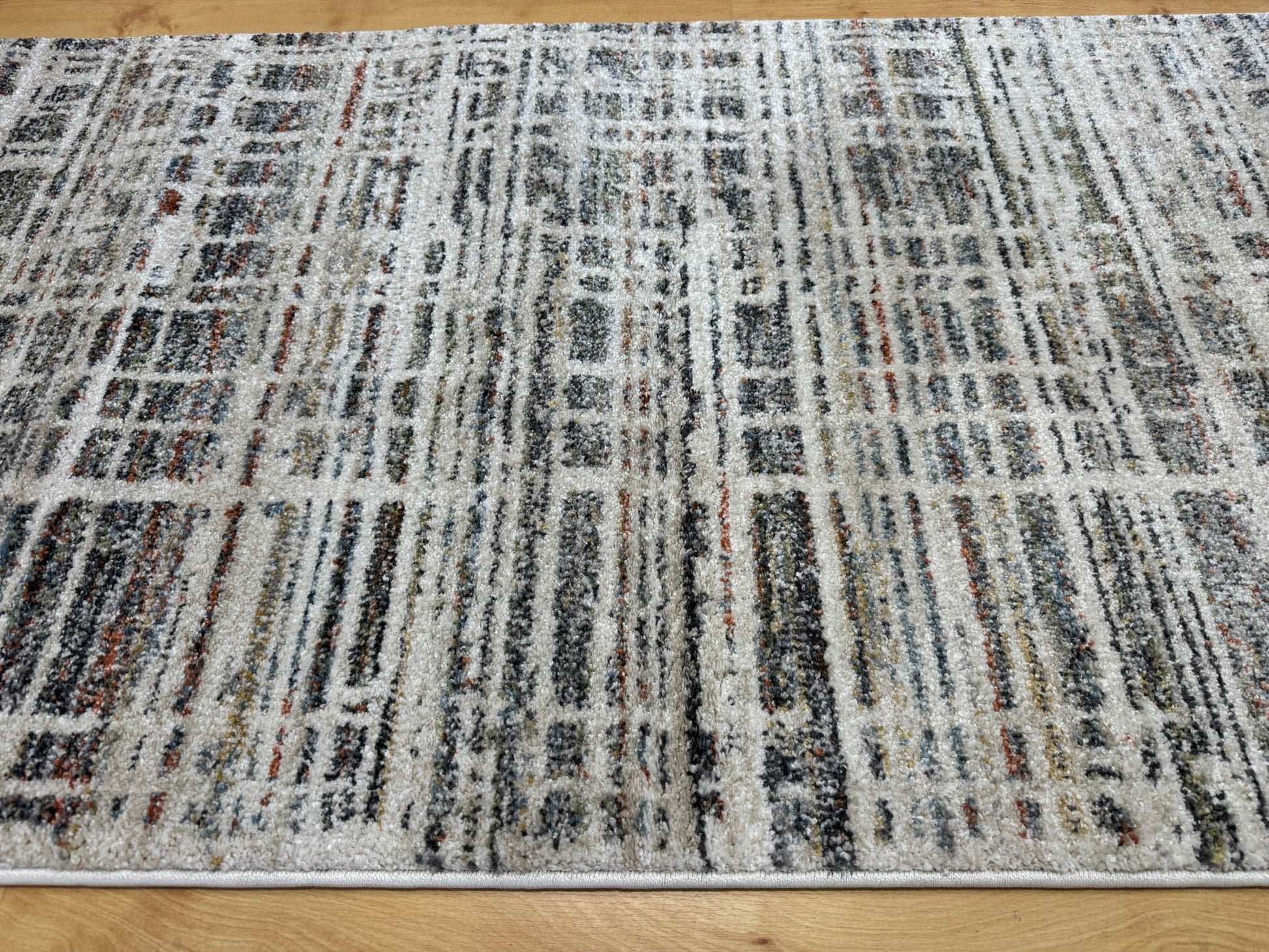 Lusaka Cream Blue Runner 80 cm wide | $75 per metre-5