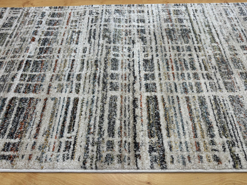 Lusaka Cream Blue Runner 80 cm wide | $75 per metre-zoom-