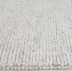 Wool and cotton Nirvana Chalk from India, showcasing the natural textured appearance of the blended wool and cotton material.