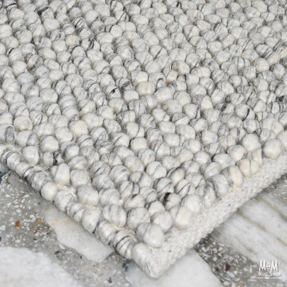 Ovation Oyster wool and cotton blend fabric swatch showing soft, textured material in natural tones.