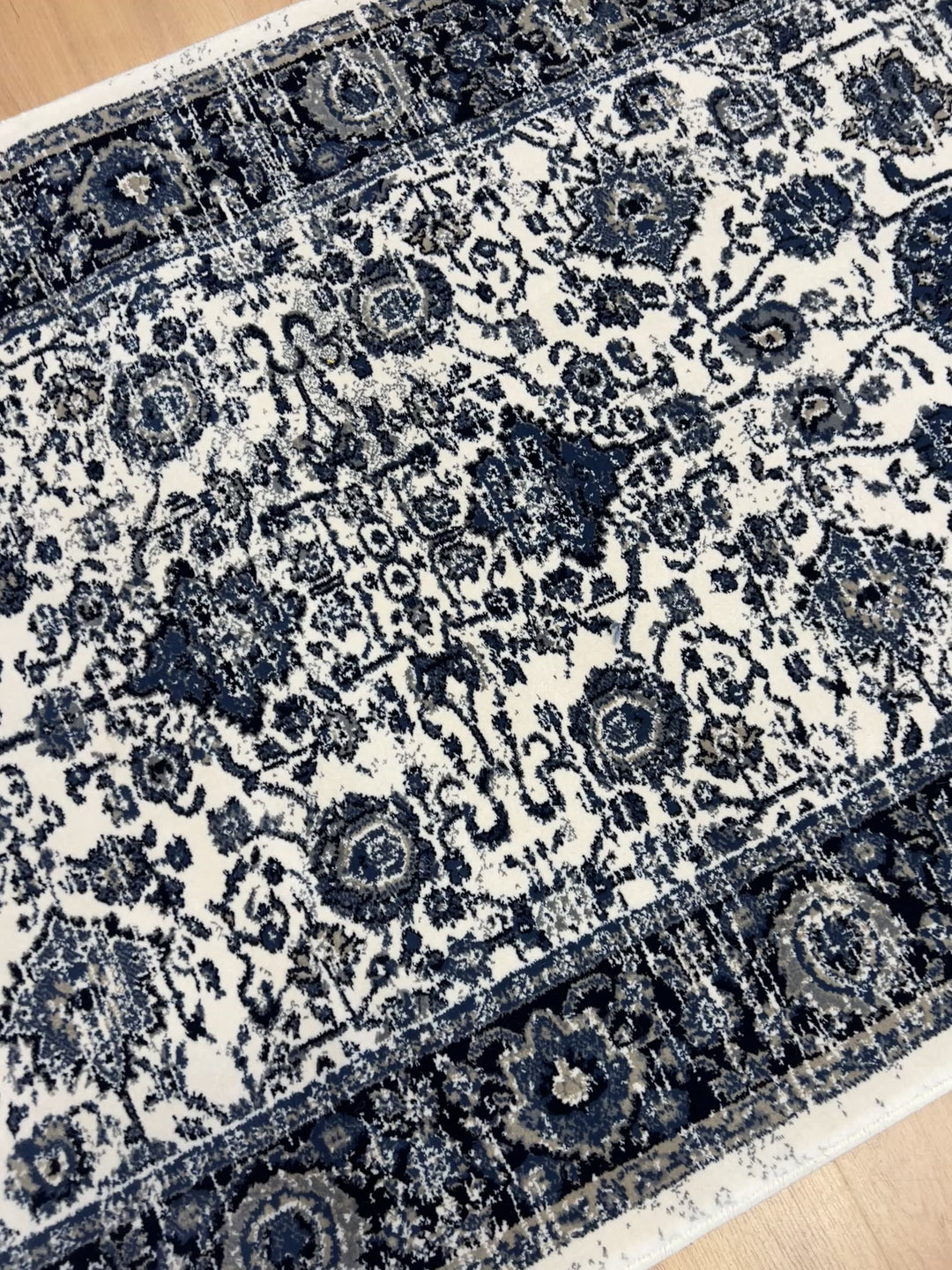 Verona Tribal Blue Runner 80 cm wide | $95 per metre