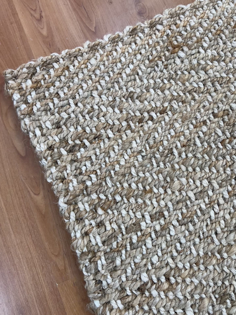 Jute 2 Tone Zig Zag Runner-zoom-