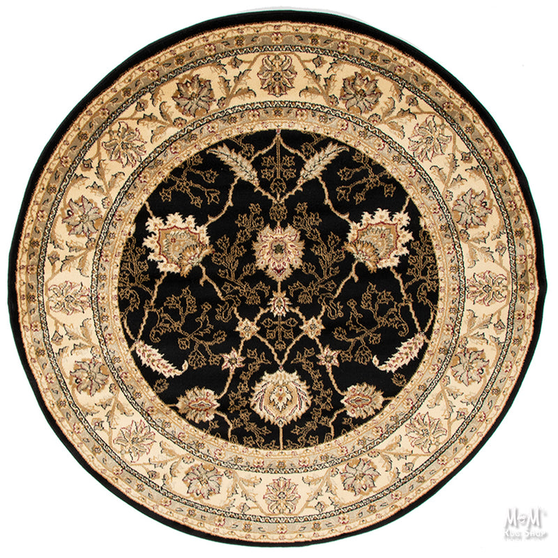 Tavernelle Traditional Black Round-zoom-