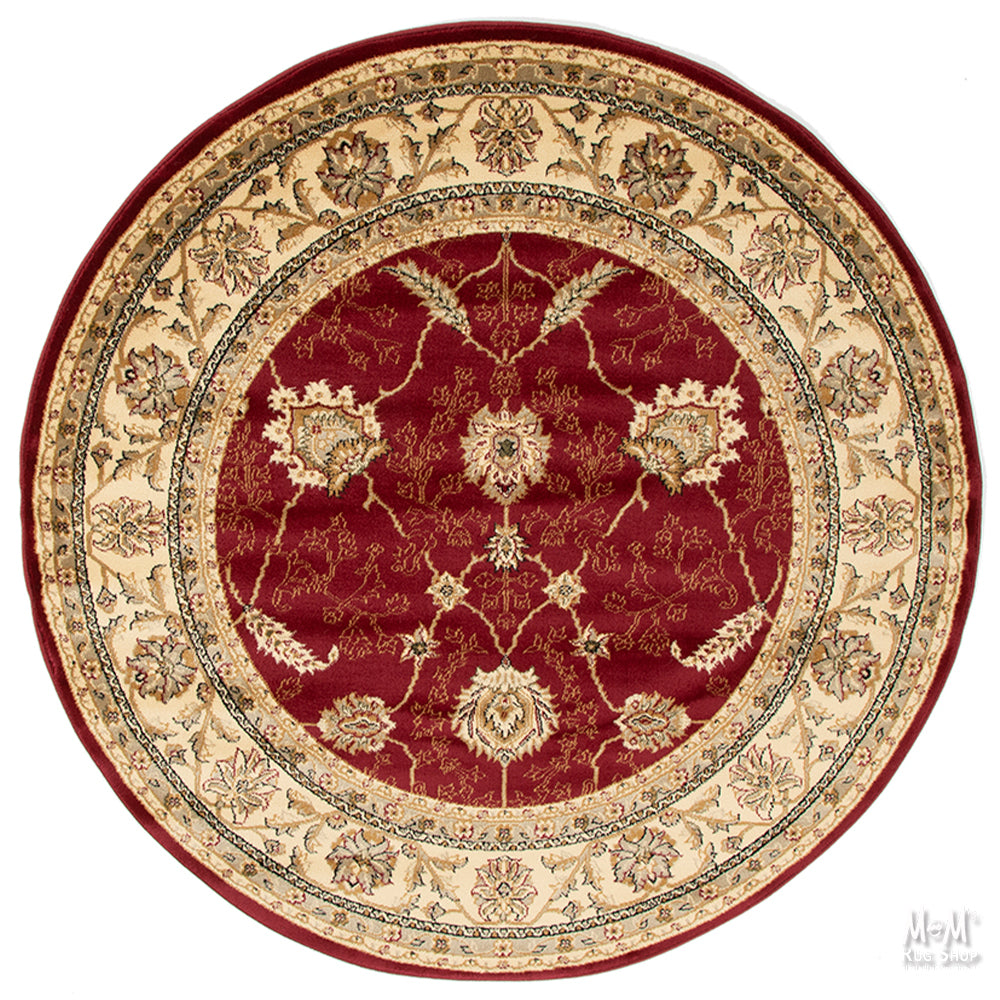 Tavernelle Traditional Red Round-zoom-1