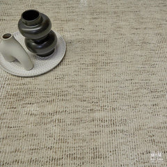 Toro Beige wool fabric with viscose from India, showcasing a soft, textured beige textile material for clothing or home decor.
