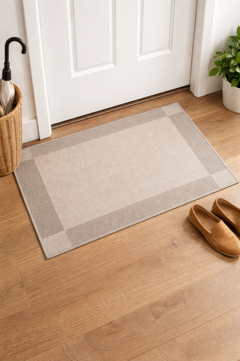 Verandah Cream Grey Mats