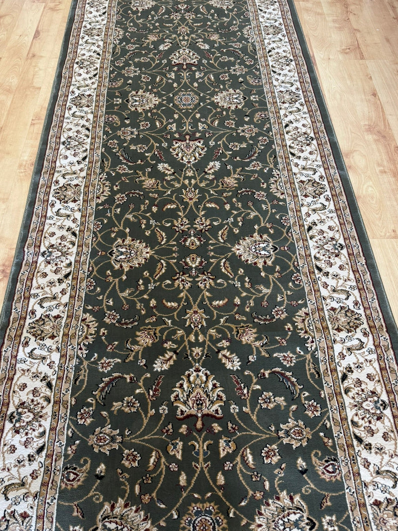 Verona Garden Green Runner 100 cm wide | $125 per metre-zoom-