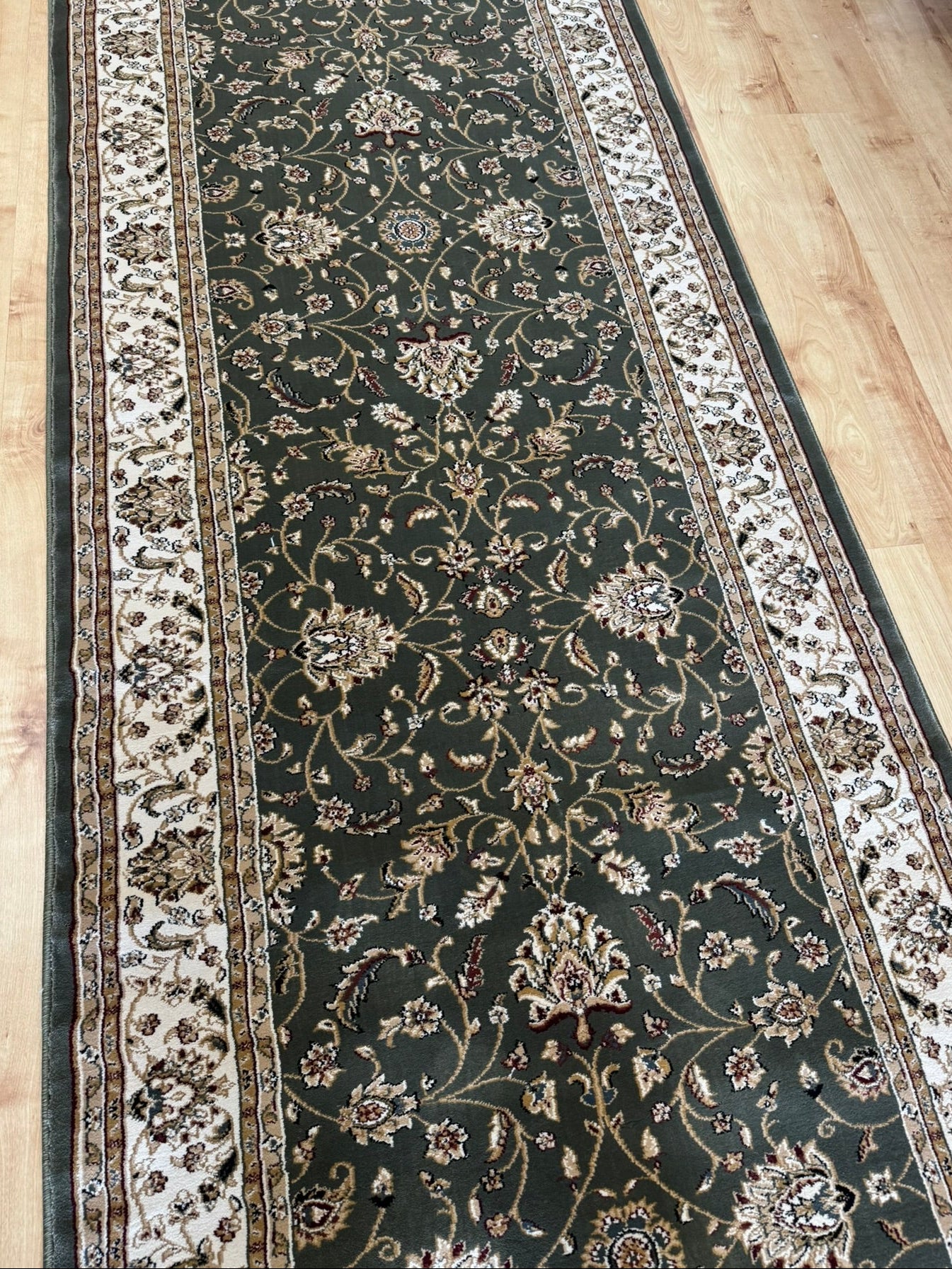 Verona Garden Green Runner 100 cm wide | $125 per metre-zoom-4