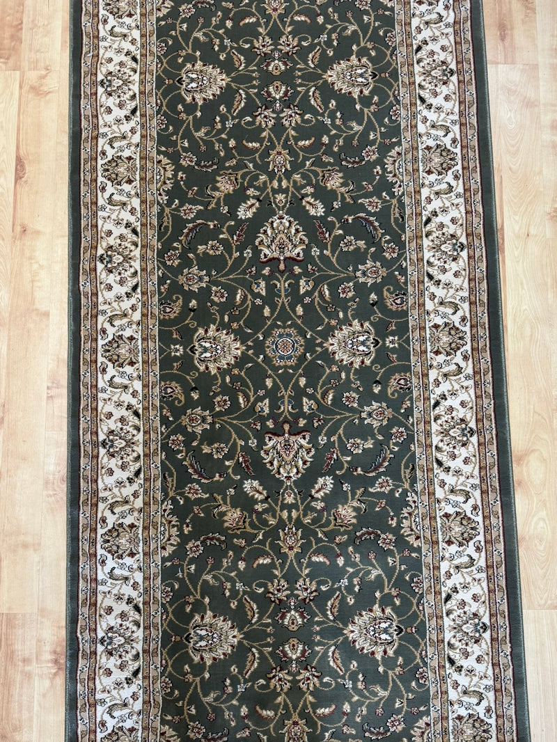 Verona Garden Green Runner 100 cm wide | $125 per metre-zoom-