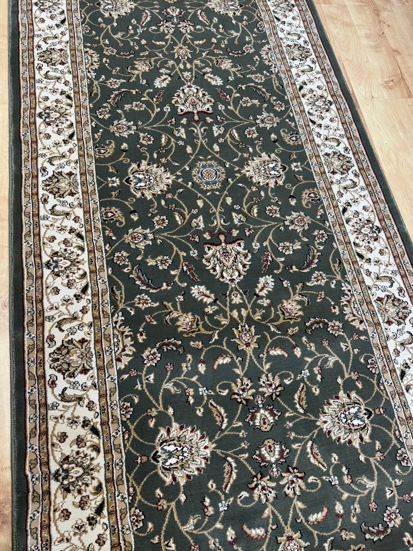 Verona Garden Green Runner 100 cm wide | $125 per metre-zoom-1