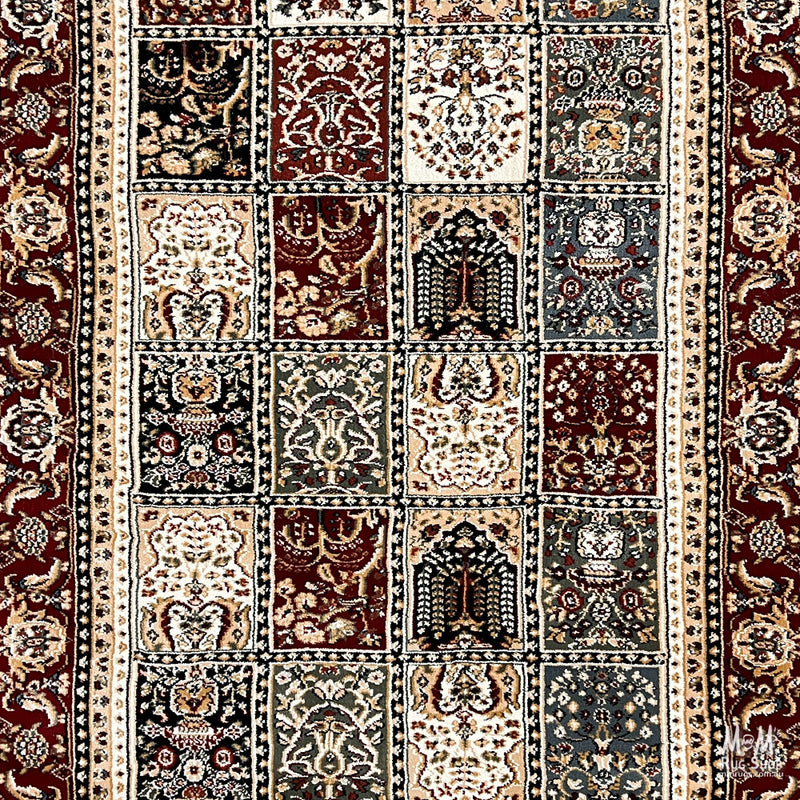 Verona Panel Red Runner 100 cm wide | $155 per metre-zoom-