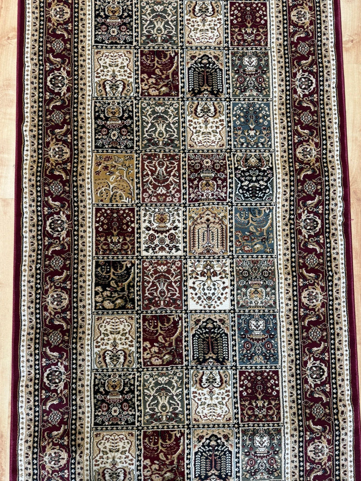 Verona Panel Red Runner 100 cm wide | $125 per metre