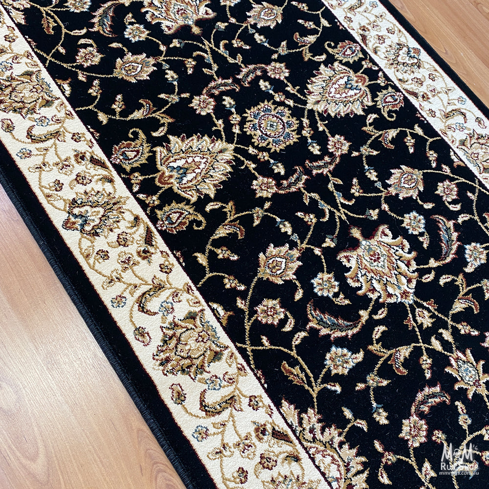 Verona Garden Black Fixed Runner-zoom-5