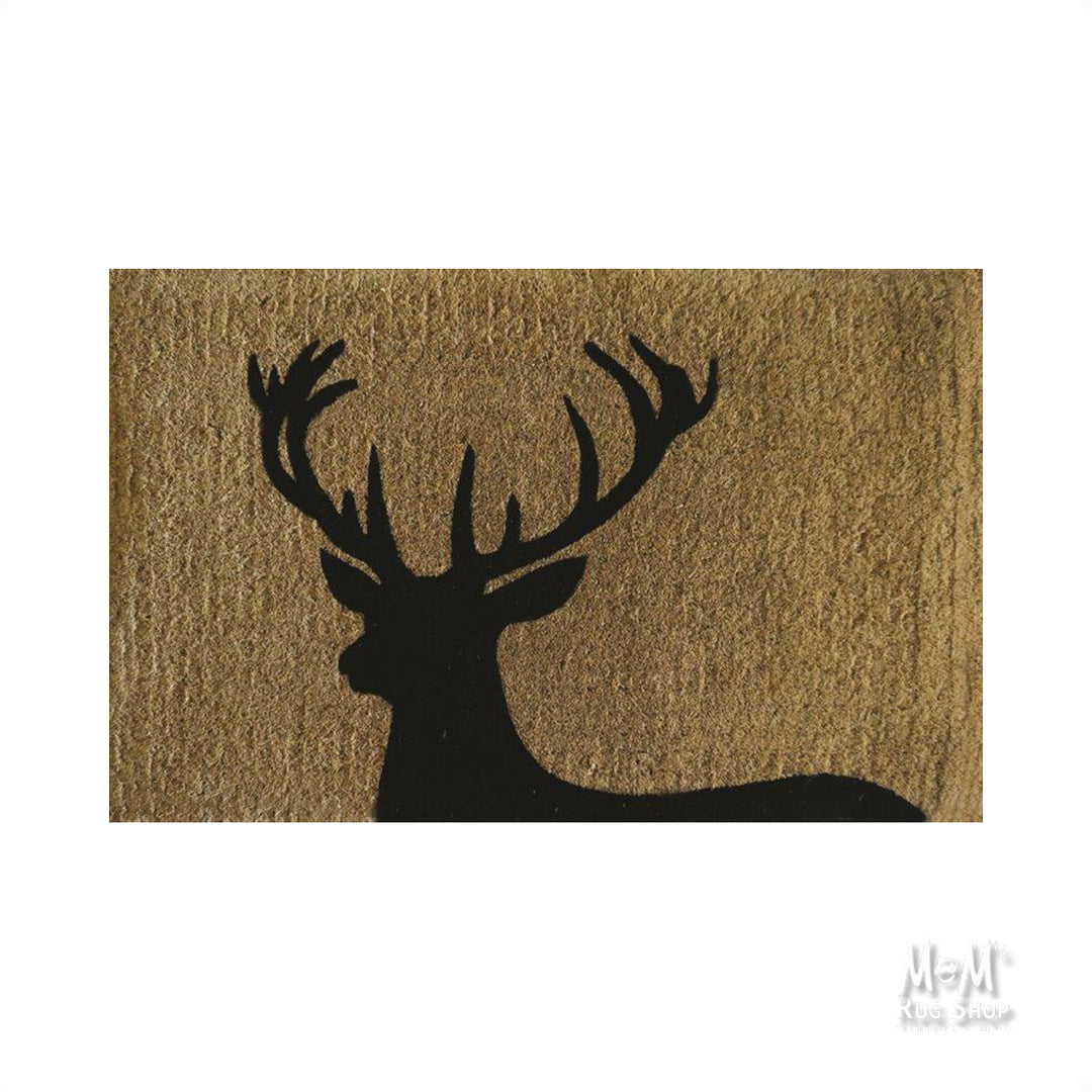 Doormat Coir Bound Edge Stag