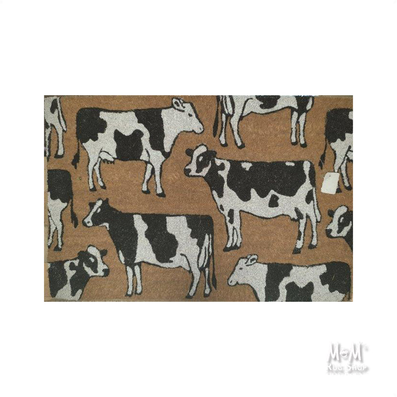 Doormat PVC Coir Dairy Cows-zoom-