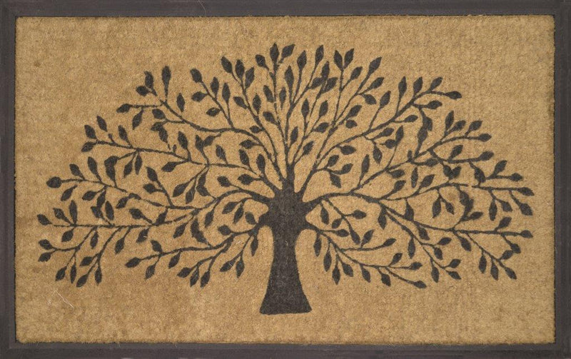 Doormat Rubber & Coir Tree of Life-zoom-