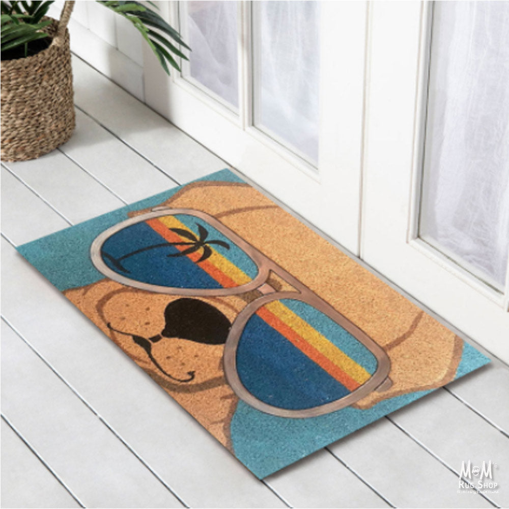 Doormat PVC Coir 2D Sunnies