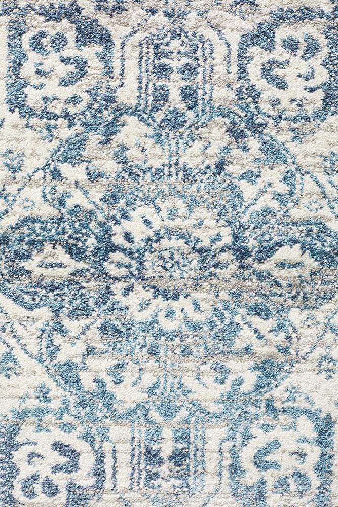 Babylon 207 Blue  Runner Rug