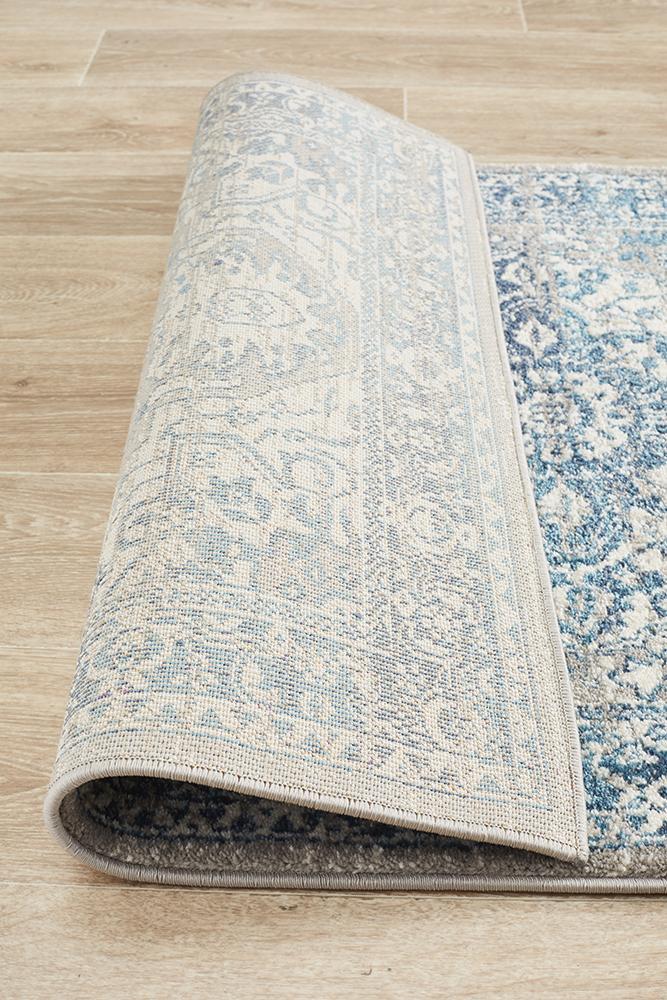 Babylon 207 Blue  Runner Rug